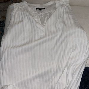 White striped Banana Republic work tank